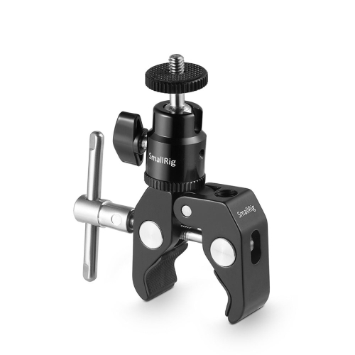SMALLRIG 1124 Super Clamp Mount with 1/4" Screw Ball Head